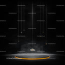 Futuristic Illuminated Platform with Glowing Ring