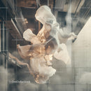 Ethereal Fabric Floating in Modern Architectural Space