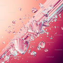 Shattered Glass on Dynamic Pink Background