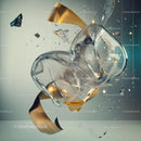 Dynamic Abstract Glass and Metallic Ribbon Burst