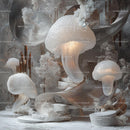 Futuristic White Sculptures with Elegant Curves