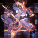 Futuristic Abstract Neon Light Installation