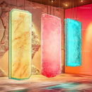 Colorful Abstract Panels in Modern Art Installation