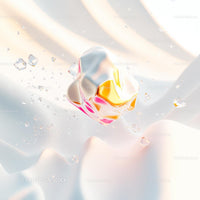 Abstract Colorful Glass Shapes with Crystal Artistry