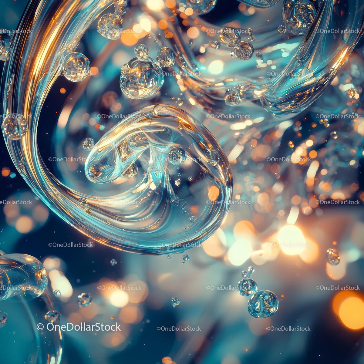 Abstract Fluid Dynamics with Vibrant Bubble Motion