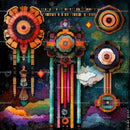 Vibrant Abstract Art with Geometric Dreamcatchers