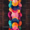 Colorful Abstract Pattern with Vibrant Shapes and Textures