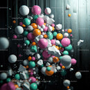 Colorful Spheres in Dynamic Abstract Composition