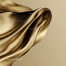 Elegant Golden Fabric with Flowing Texture