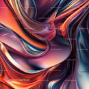 Vibrant Abstract Waves of Colorful Fluidity