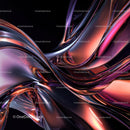 Dynamic Abstract Waves with Vibrant Colors