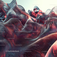 Futuristic Abstract Waves with Dynamic Flow