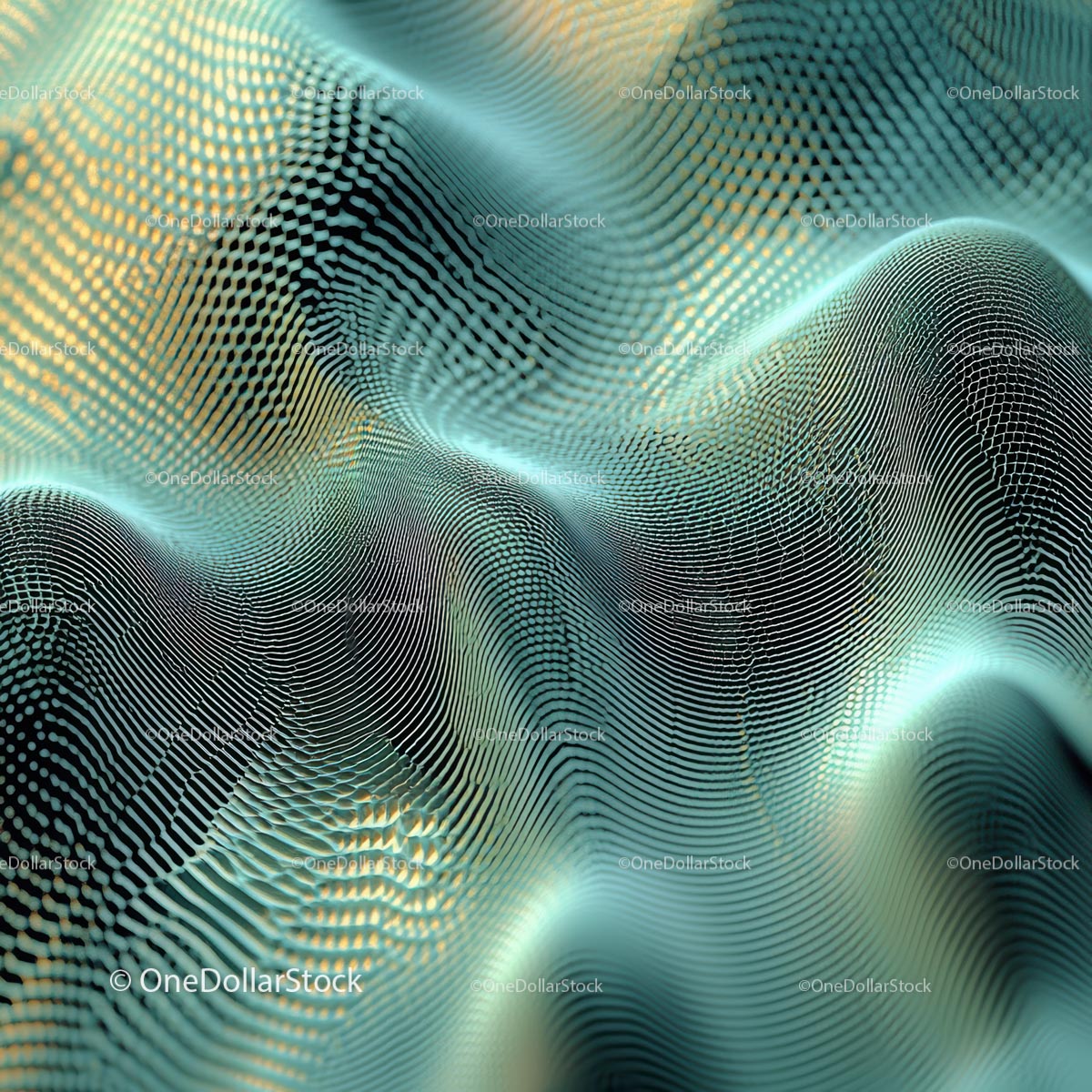 Futuristic 3D Wave Patterns in Vibrant Design