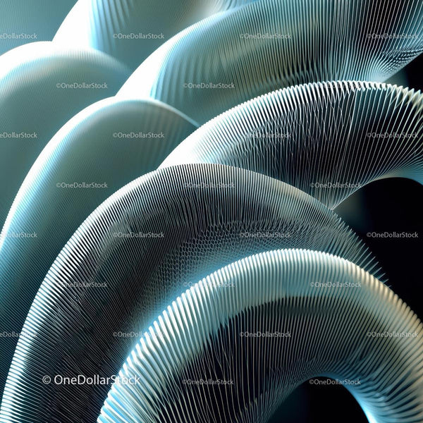 Abstract Wavy Lines with Futuristic Fluid Design