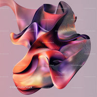 Vibrant Abstract Swirl with Dynamic Gradient Shades