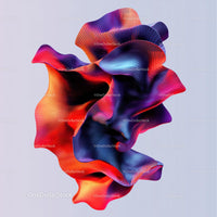 Colorful Abstract Shapes with Vibrant Gradient
