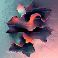 Vibrant Abstract Waves with Fluid Design