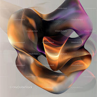 Vibrant Abstract Waves with Dynamic Flow and Textured Surface