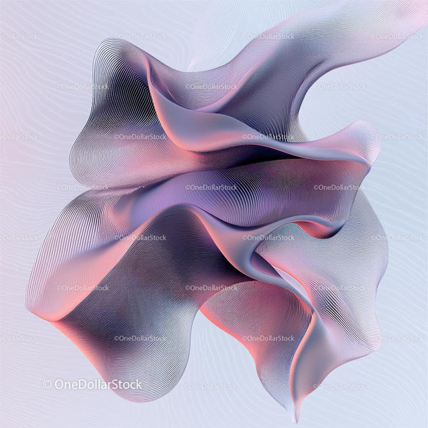 Elegant Abstract Swirl with Pastel Tones