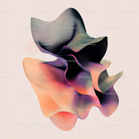 Abstract Fluid Shapes with Gradient Colors