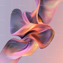 Vibrant Abstract Wave with Flowing Forms