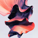 Fluid Abstract Art with Vibrant Textured Shapes