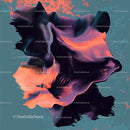 Vibrant Abstract Fluid Shapes with Dynamic Movement