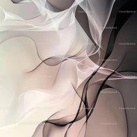 Abstract Fluid Wave Pattern with Soft Curves