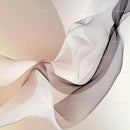 Elegant Waves and Flowing Lines in Beige Abstract Art
