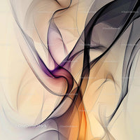 Elegant Abstract Waves in Vibrant Color