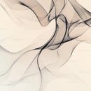 Elegant Abstract Art with Flowing Beige Lines