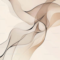 Elegant Flowing Abstract Design in Soft Beige Tones