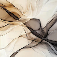 Fluid Abstract Art with Beige and Black Accents