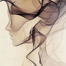 Elegant Abstract Silhouette with Soft Flowing Lines