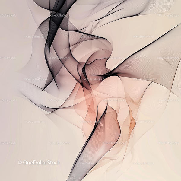 Elegant Abstract Patterns with Flowing Curves