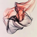 Abstract Flowing Fabric in Soft Tones