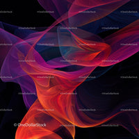 Vibrant Abstract Waves with Neon Colors