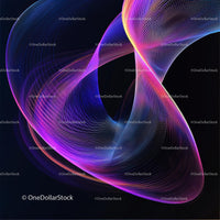 Futuristic Neon Wave with Dynamic Colors