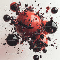 Dynamic Abstract Spheres with Splash Effect