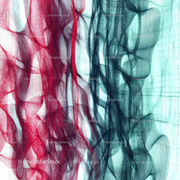 Abstract Red and Blue Flowing Patterns