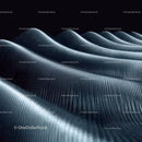 Abstract Metallic Waves with Fluid Motion