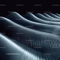 Abstract Metallic Waves with Fluid Motion