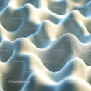 Abstract Wavy Mesh Pattern with Light and Shadow