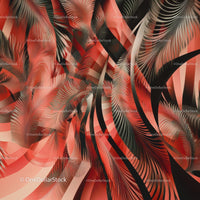 Dynamic Abstract Red and Black Swirling Pattern