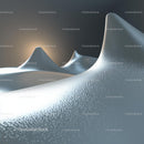Abstract Smooth Curves with Subtle Lighting
