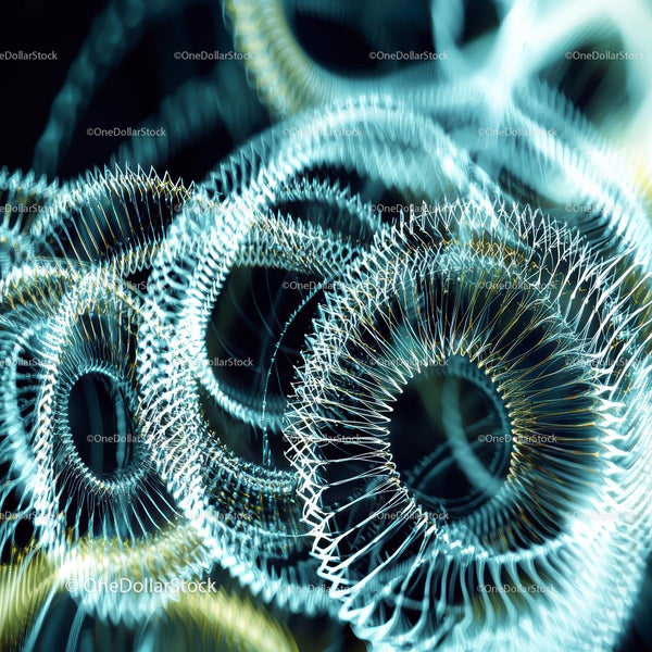 Intricate Metallic Spiral Design with Dynamic Patterns
