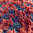 Vivid Abstract Red and Blue 3D Texture