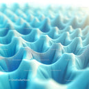 Wavy Blue Abstract Textile Texture