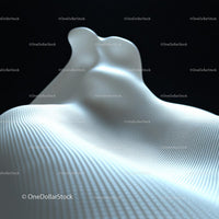 Abstract Wavy White Fabric Texture Design