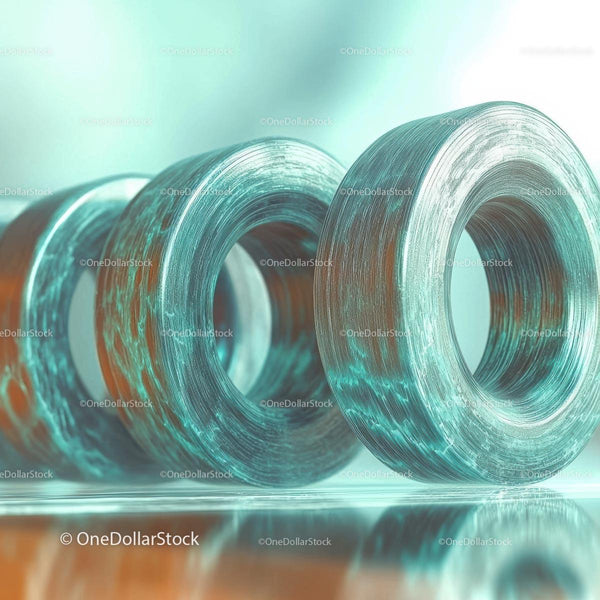 Metal Coils in Industrial Setting